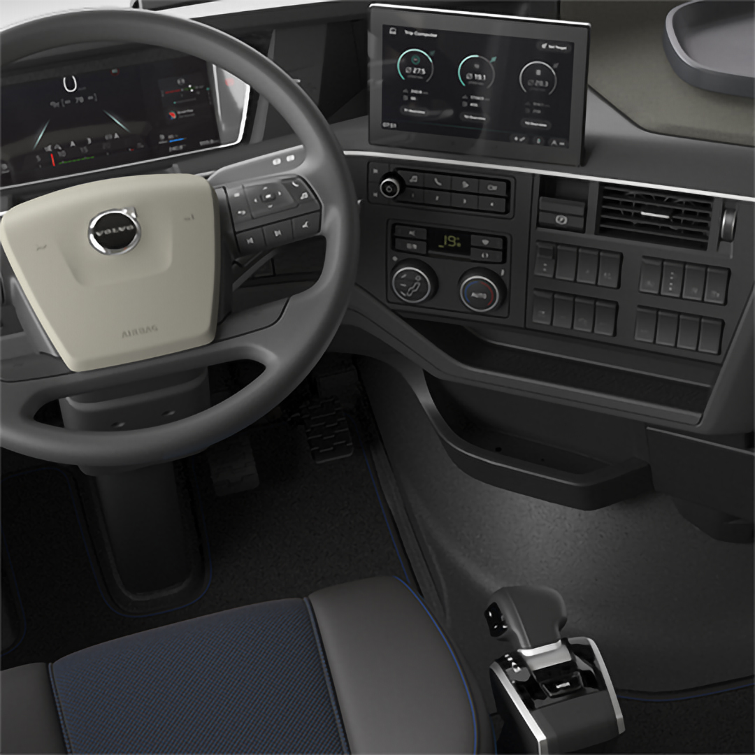 Volvo FH with vinyl and textile trim robust, interior trim level